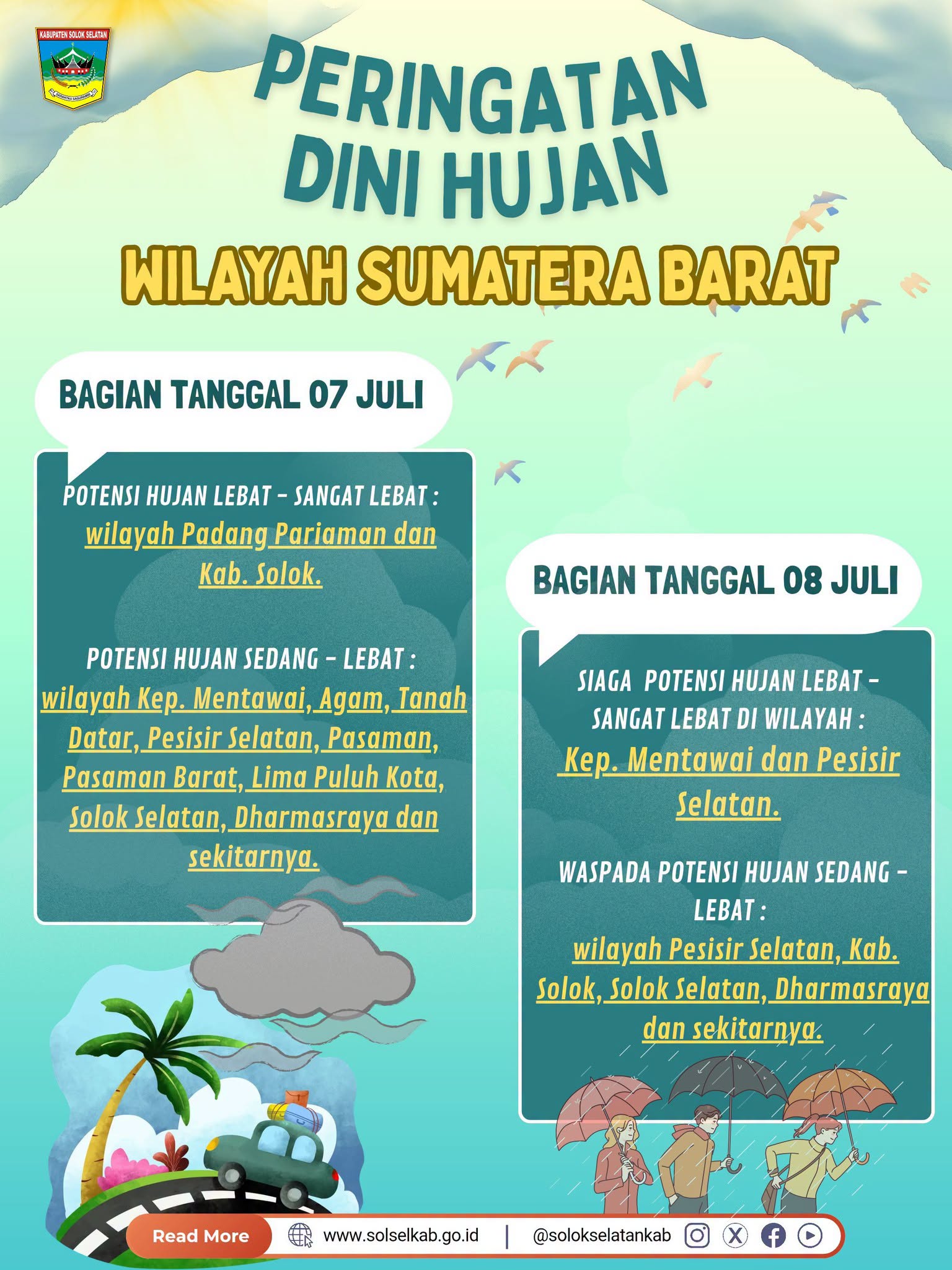 Waspada Cuaca di Wilayah Sumatera Barat