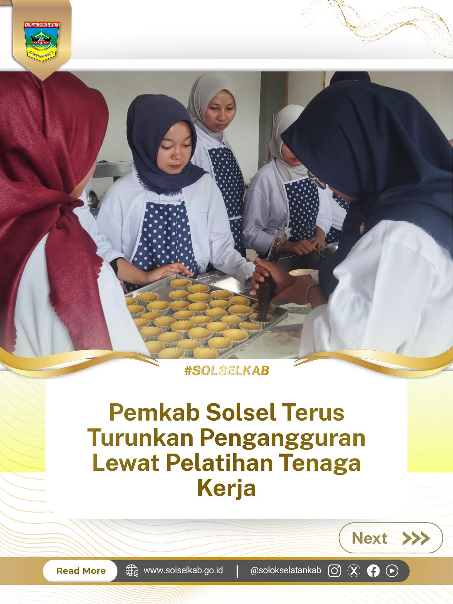 Pemkab Solsel Terus Turunkan Pengangguran Lewat Pelatihan Tenaga Kerja