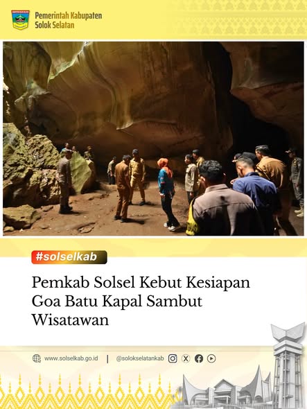 Pemkab Solsel Kebut Kesiapan Goa Batu Kapal Sambut Wisatawan