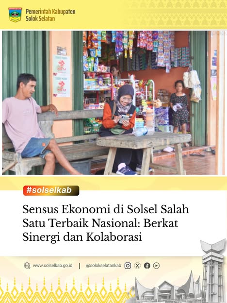 Sensus Ekonomi di Solsel Salah Satu Terbaik Nasional: Berkat Sinergi dan Kolaborasi